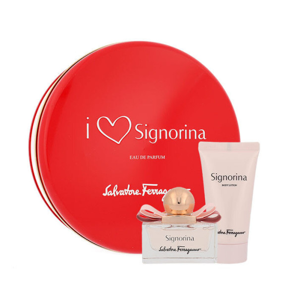 Ferragamo Signorina Eau de Parfum seatud naistele (Edp 30ml + 50ml Body lotion)