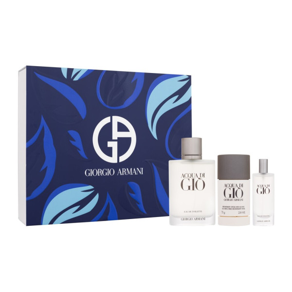 Giorgio Armani Acqua di Gio Pour Homme komplekt meestele (EDT, 100 ml + EDT, 15 ml + deodorant, 75 g)