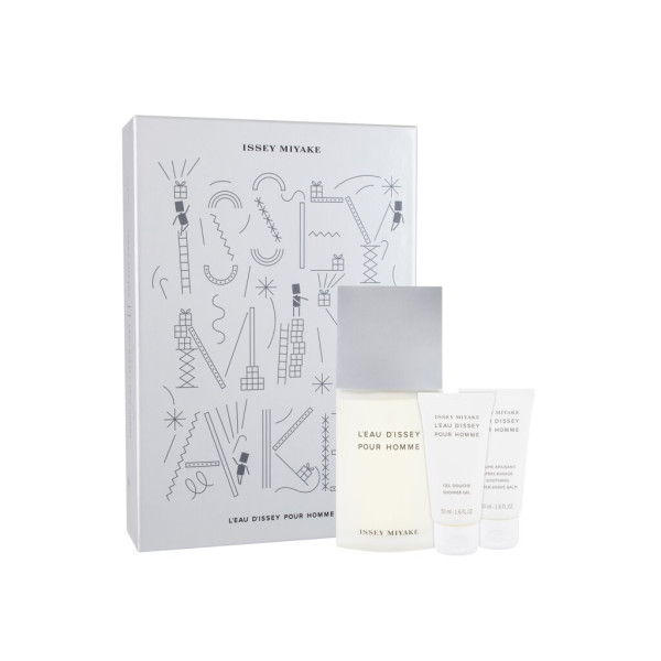 Issey Miyake L'Eau D'Issey Pour Homme komplekt meestele (EDT, 125 ml + dušigeel, 50 ml + habemeajamisjärgne palsam, 50 ml)