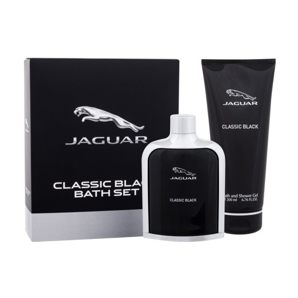 Jaguar Classic Black Eau de Toilette seatud meestele (Edt 100 ml + Shower Gel 200 ml)