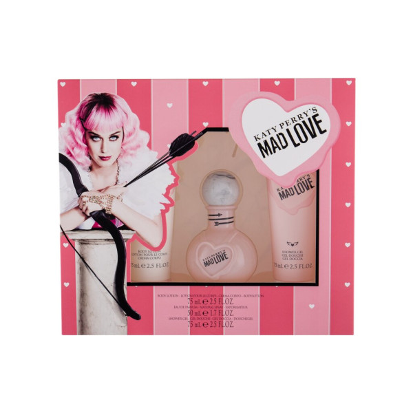 Katy Perry Katy Perry Mad Love komplekt naistele (EDP, 50 ml + kehakreem, 75 ml + dušigeel, 75 ml)