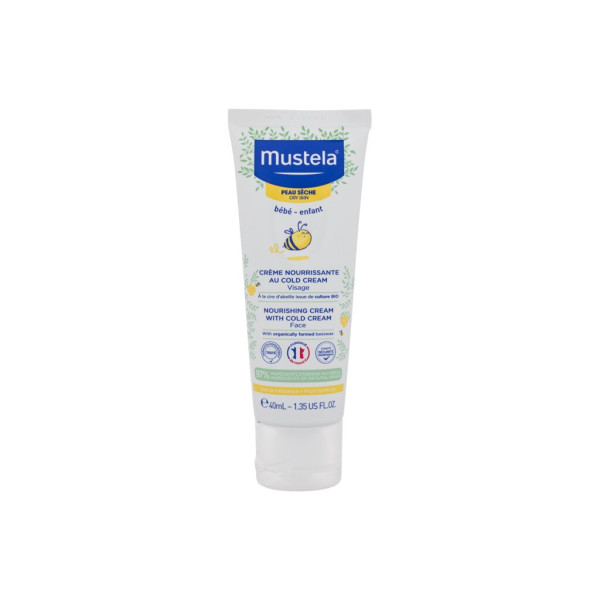 Mustela Bébé Nourishing Cream With Cold Cream kreem lastele, 40 ml