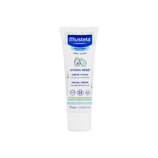 Mustela Hydra Bébé® näokreem lastele, 40 ml