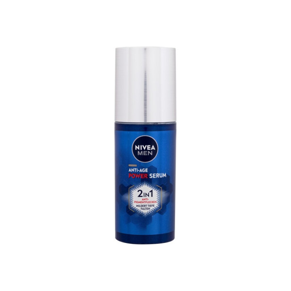 Nivea Men Power Anti-Age Serum 2in1 vananemisvastane seerum kortsude ja pigmendilaikude vastu, 30 ml