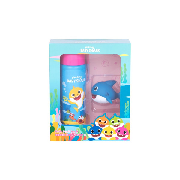 Pinkfong Baby Shark Bubble Bath Kit Vannivahu komplekt lastele (vannivaht, 250 ml + mänguasi)