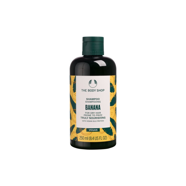 The Body Shop Banana Truly Nourishing Shampoo banaani tõeliselt toitev šampoon, 250 ml