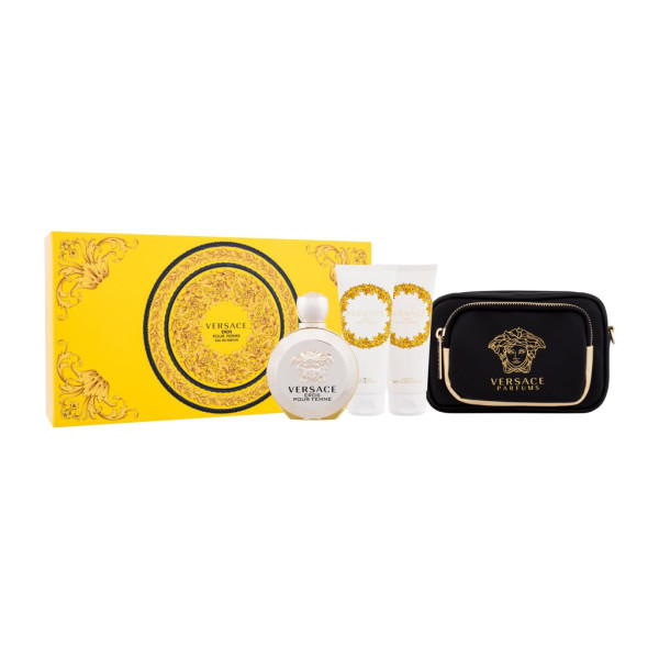 Versace Eros Pour Femme parfüümvee komplekt naistele (Edt 90 ml + kehakreem 100 ml + dušigeel 100 ml + kott)