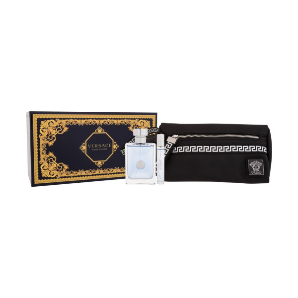 Versace Pour Homme tualettvee komplekt meestele (Edt 100 ml + Edt 10 ml + kosmeetikakott)