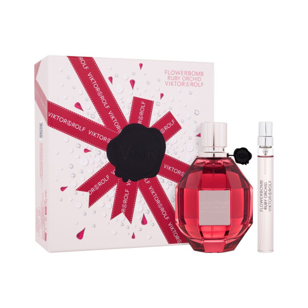 Viktor & Rolf Flowerbomb Ruby Orchid Eau de Parfum seatud naistele (Edp 100 ml + Edp 10 ml)