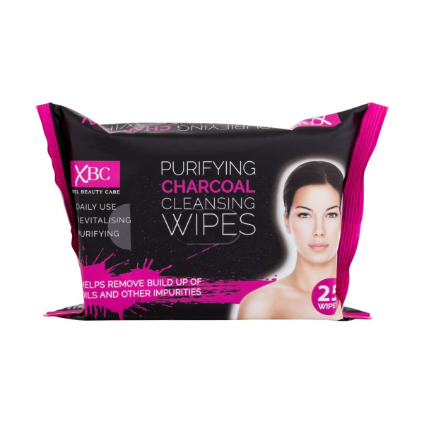 XBC Purifying Charcoal Cleansing Wipes Puhastuslapid, 25 tk.