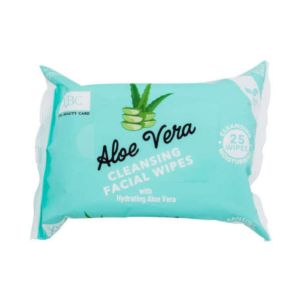 Xpel Aloe Vera Cleansing Facial Wipes Cleansing Wipes niisked salvrätikud aaloega, 25 tk.