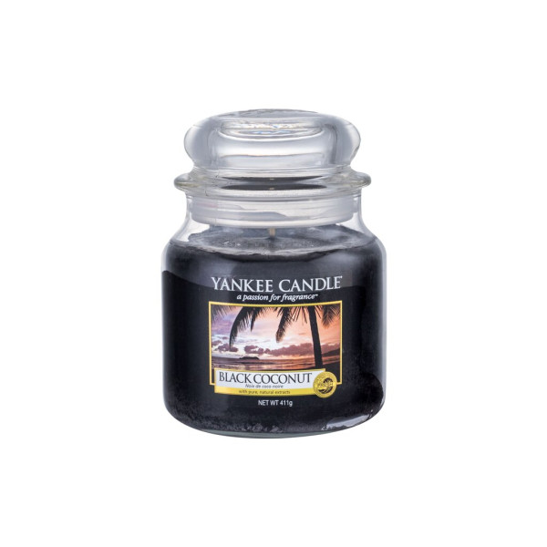 Yankee Candle Must kookoselõhnaline küünal, 411 g