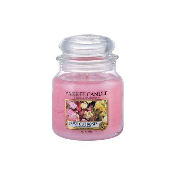 Yankee Candle Fresh Cut Roses lõhnaküünal, 411 g