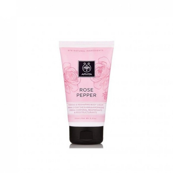 Apivita Rose Pepper Body Cream, 150 ml