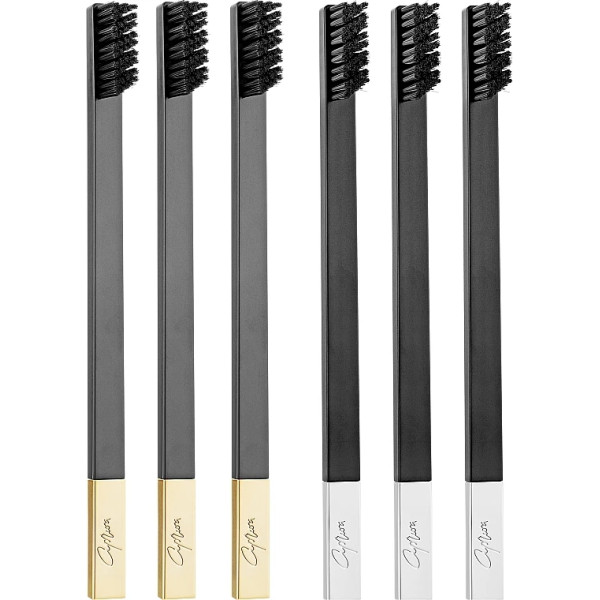 Apriori Slim Soft toothbrush Black 6-pack set