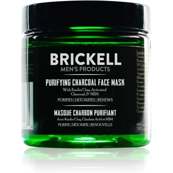 Brickell Men’s Purifying Charcoal Face Mask, 118 ml