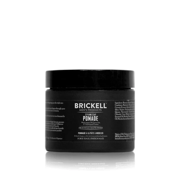 Brickell Men’s Styling Clay Pomade, 59 ml