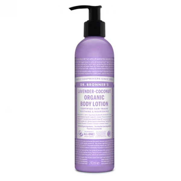 Dr. Bronner's Organic Body Lotion Lavender-Coconut, 240 ml