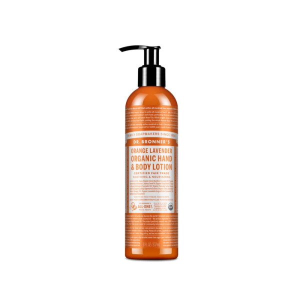 Dr. Bronner's Organic Body Lotion Orange-Lavender, 240 ml