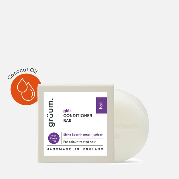 Gruum Glos Zero Plastic Conditioner Bar - Shine Enhancing 50g