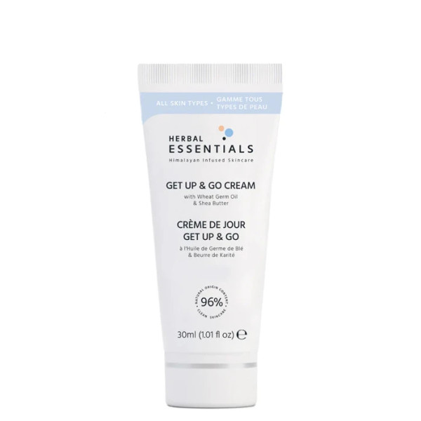 Herbal Essentials Get Up & Go Cream With Wheat Germ Oil & Shea Butter, 30 ml