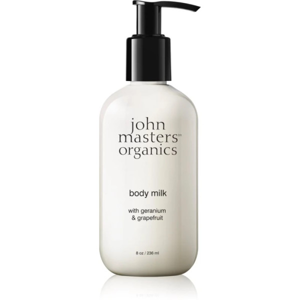 John Masters Organics Geranium & Grapefruit Body Milk, 236 ml