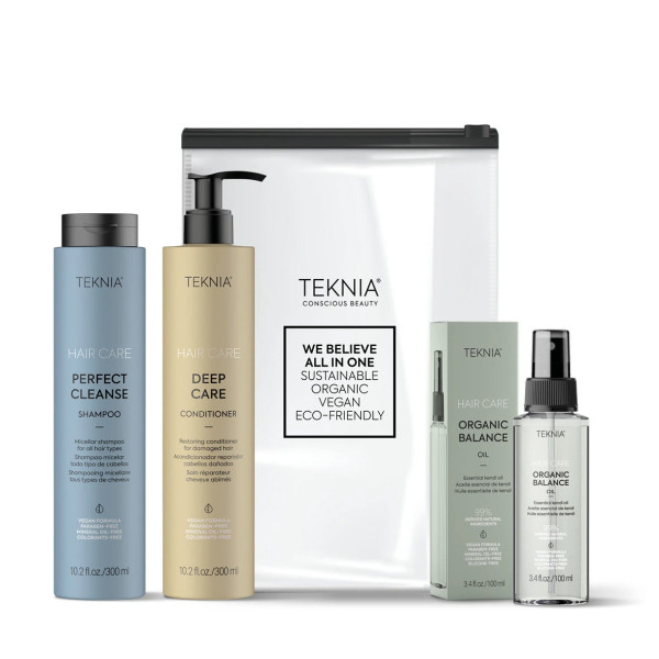 Lakme Teknia Sports Ritual Pack: Shampoo, 300 ml + Conditioner, 300 ml + Balance Oil, 100 ml