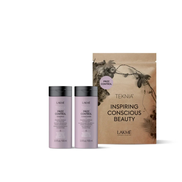 Lakme Teknia travel pack Frizz Control set: Shampoo, 100 ml, Conditioner, 100 ml 