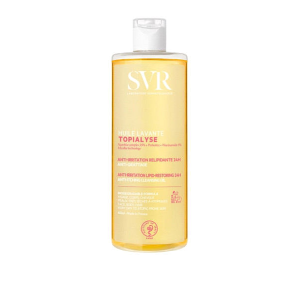 SVR Topialyse Anti-Itching Cleansing Oil, 400 ml