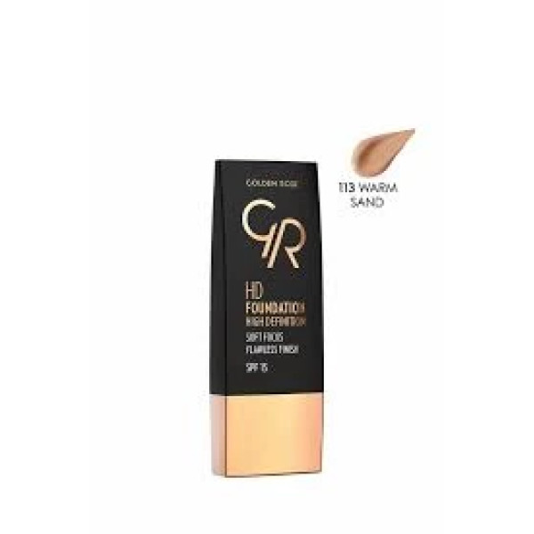 The Golden Rose HD Makeup Foundation 113, 30 ml