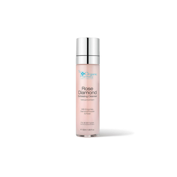 The Organic Pharmacy Rose Diamond Exfoliating Cleanser, 50 ml