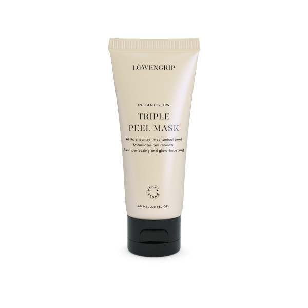 Löwengrip Instant Glow Triple Peel Mask trigubo poveikio eksfoliuojanti veido kaukė, 60 ml