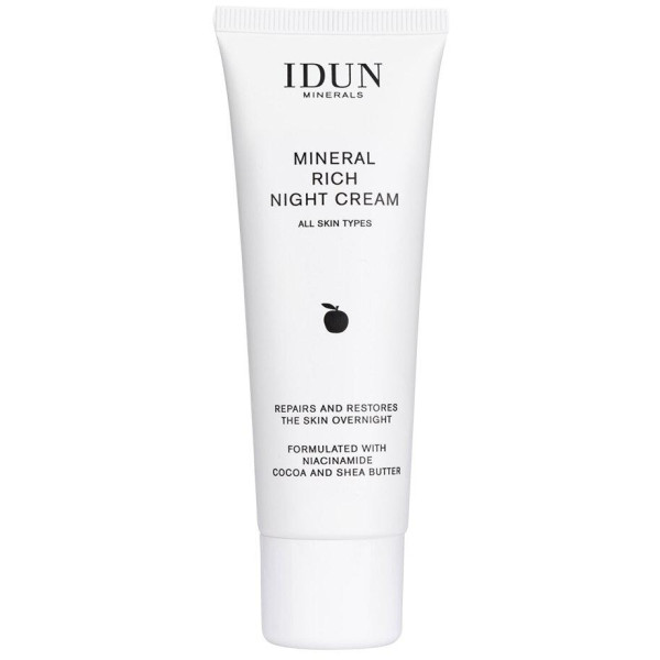 IDUN Minerals niisutav öökreem niatsiinamiidiga, 50 ml