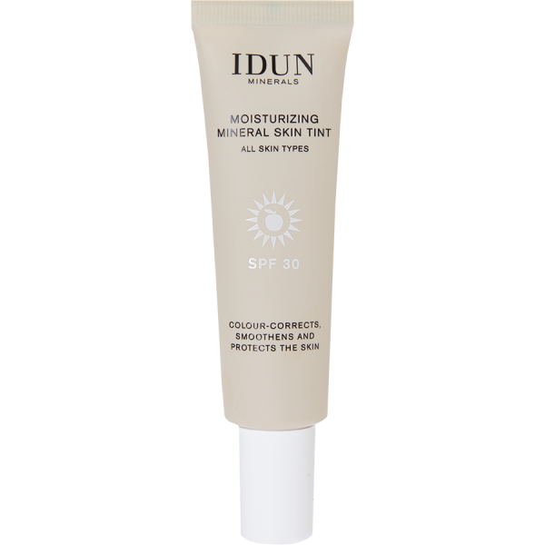 IDUN Minerals niisutav näokreem tooniga SPF 30, Light/Medium nr. 1412, 27 ml