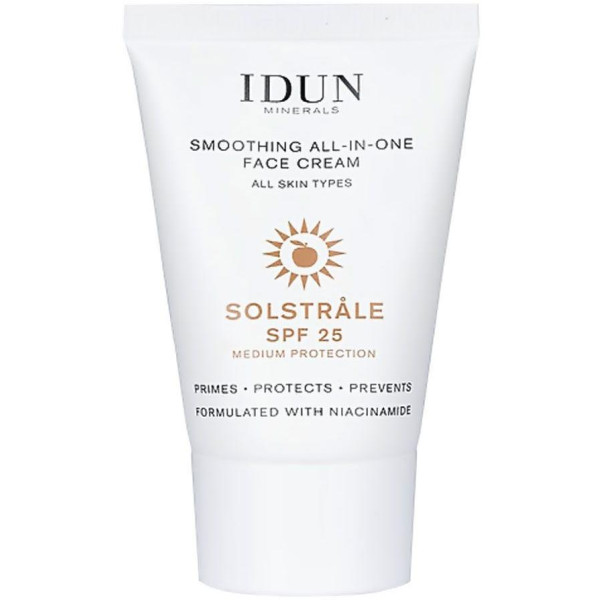 Idun Minerals siluv näokreem KÕIK ÜHES niatsiinamiidiga, kõikidele nahatüüpidele, SPF 25, 30 ml