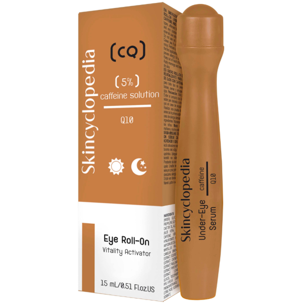 Skincyclopedia Eye Roll-On Vitality Activator rull-silmaseerum kofeiini ja Q10-ga, 15 ml