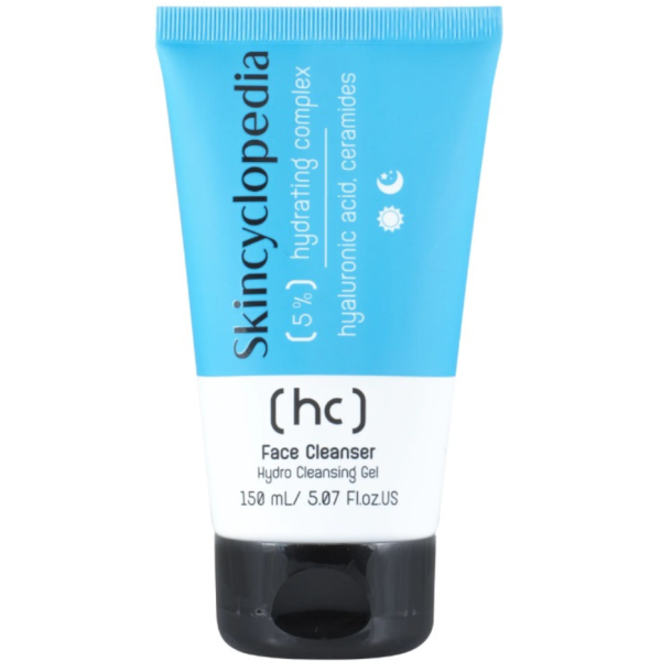 Skincyclopedia Face Cleanser Hydro Cleansing Gel näopesu 5% niisutava kompleksi, hüaluroonhappe, keramiidide ja niatsiinamiidiga, 150 ml