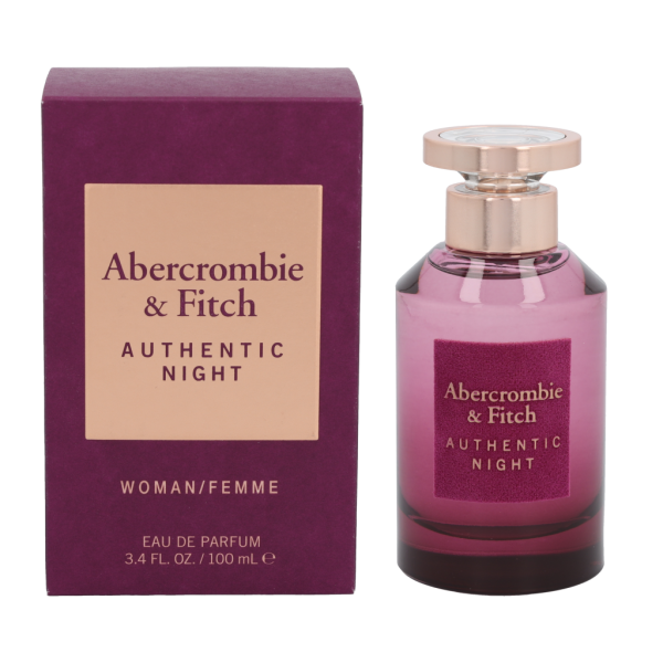 Abercrombie & Fitch Authentic Night Women EDP parfüümvesi naistele, 100 ml