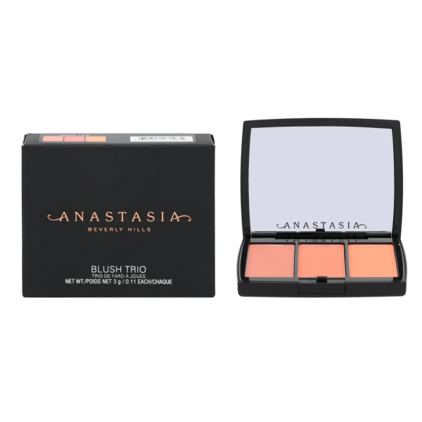 Anastasia Beverly Hills Blush Trio palett, toon: Peachy Love, 9 g