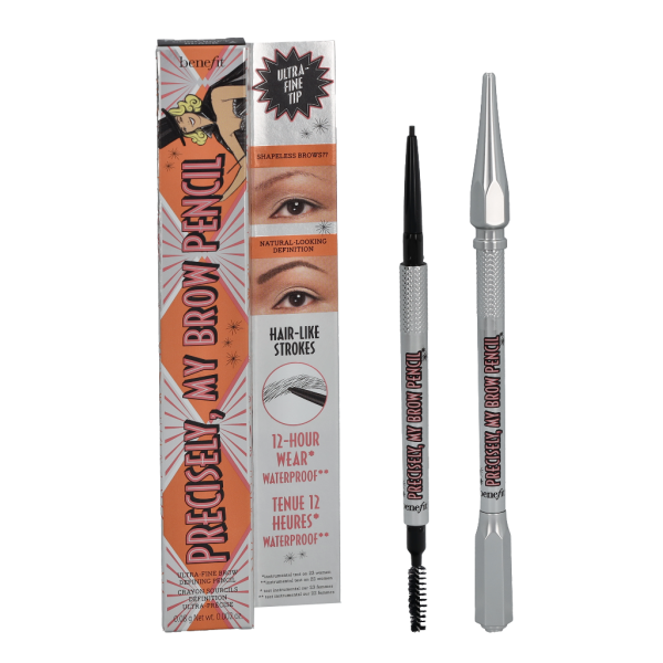 Benefit Precisely My Brow Pencil Ultra-Fine kulmupliiats, toon: 6 Cool Soft Black, 0,08 g