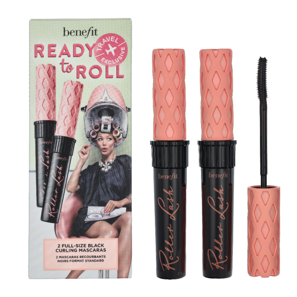 Reisikomplekt Benefit Ready To Roll Mascara Duo, toon: Black, 2 x 8,5 g