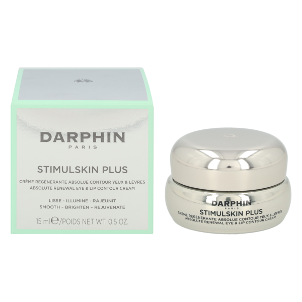 Darphin Stimulskin Plus Absolute Renewal Eye & Lip Contour Cream silma- ja huulekontuurikreem, 15 ml