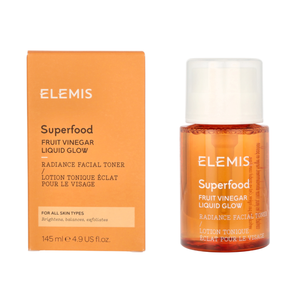 Elemis Superfood Fruit Vinegar Liquid Glow puhastustoonik AHA hapetega, 145 ml