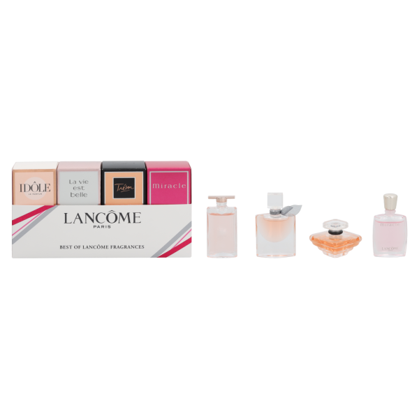 Lancome The Best Of Lancome lõhnade komplekt naistele (Idole EDP, 5 ml + La Vie Est Belle EDP, 4 ml + Tresor EDP, 7,5 ml + Miracle EDP, 5 ml)