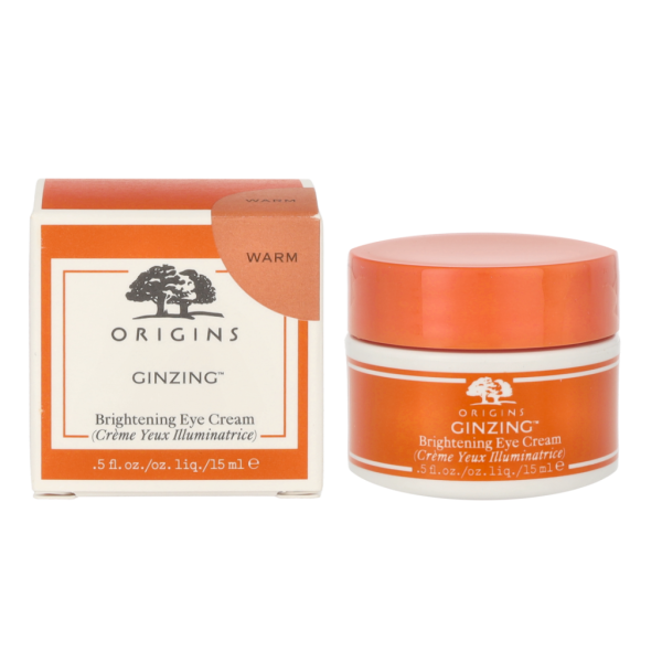 Origins Ginzing Brightening Eye Cream sära andev kreem tursunud ja tumedatele silmadele, toon: Warm, 15 ml