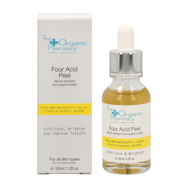 The Organic Pharmacy Four Acid Peel nelja happega näoseerum, 30 ml