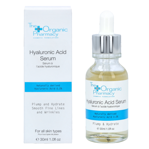 The Organic Pharmacy Hyaluronic Acid 0,2% intensiivselt niisutav hüaluroonhappega näoseerum, 30 ml