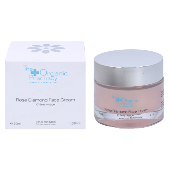 The Organic Pharmacy Rose Diamond Face Cream näokreem, 50 ml