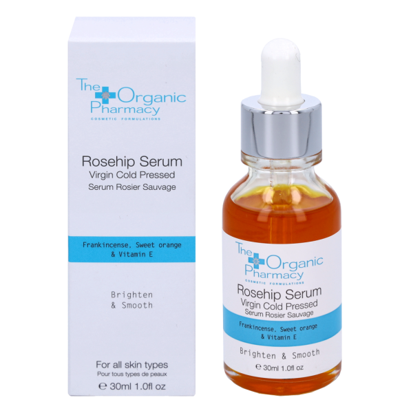 The Organic Pharmacy Virgin Cold Pressed Rosehip Serum näoseerum kibuvitsaõliga, 30 ml