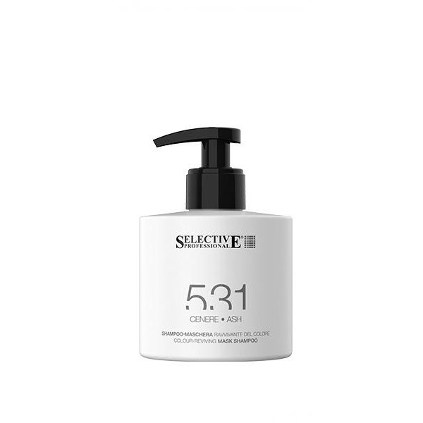 SELECTIVE PROFESSIONAL 531 šampoon - maschera ASH Color elustav šampoon - mask, 275 ml